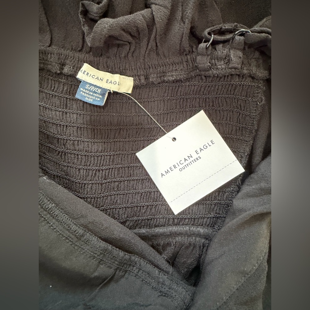 American Eagle Outfitters Black Sleeveless Jumpsuit S - Picture 3 of 9
